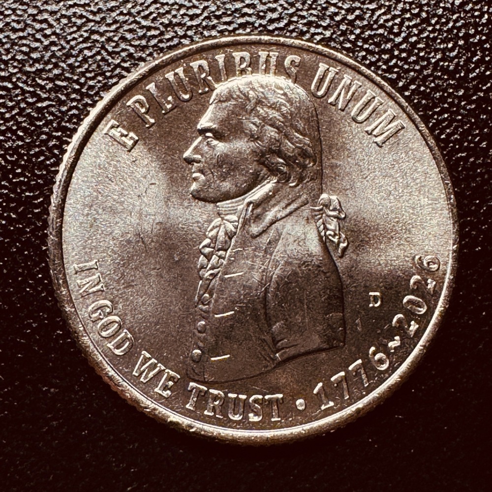 2026 D US Quarter Dollar Declaration of Independence Liberty Bell Coin 1009